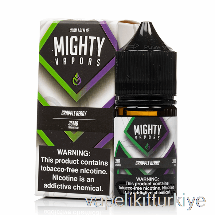 Vape Likit Grapplebery - Güçlü Buhar Tuzları - 30ml 35mg